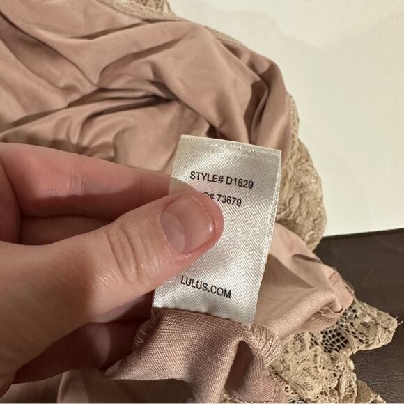 Lulus Stolen Moments‎ Dusty Pink Sleeveless Maxi Dress Size S - Picture 8 of 11